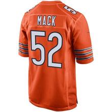 Load image into Gallery viewer, Khalil Mack Chicago Bears Nike 100th Season Game Jersey - Orange