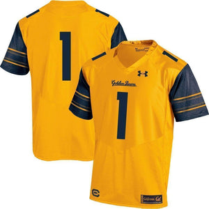 #1 Cal Bears Under Armour Team Football Jersey – Gold