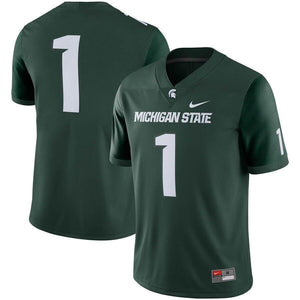 #1 Michigan State Spartans Nike Game Jersey - Green